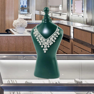 Necklace Chain Jewelry Bust Storage Rack Mannequin Resin for Countertop