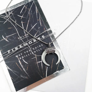 Tiger Tooth Pendant Necklace 925 Sterling Silver Vintage Bijoux Protection Gift
