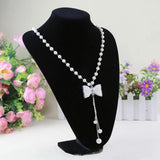 Velvet Necklace Choker Jewelry Mannequin Display Shelf Stand Rack