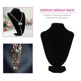 Velvet Necklace Choker Jewelry Mannequin Display Shelf Stand Rack