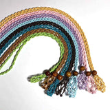 Necklace Cord Stone Holder Replacement Net Bag Adjustable Length