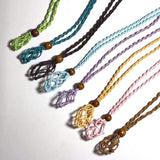 Necklace Cord Stone Holder Replacement Net Bag Adjustable Length