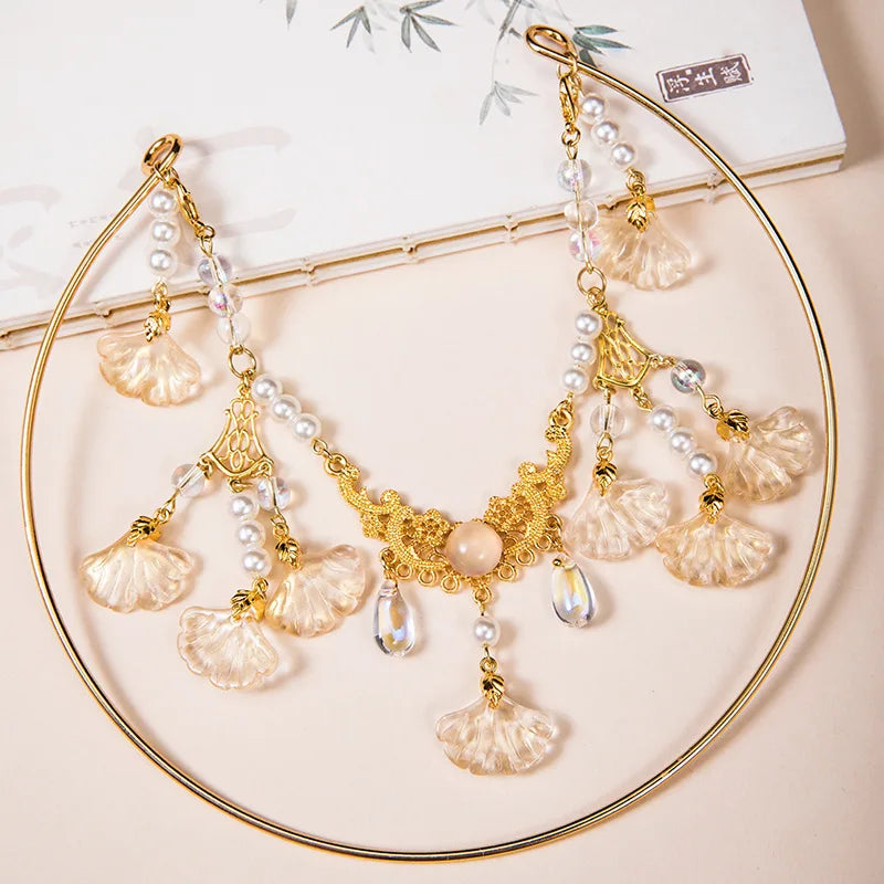 Vintage Chinese Cheongsam Neck Ring Costume Necklace