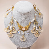 Vintage Chinese Cheongsam Neck Ring Costume Necklace