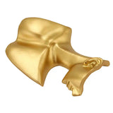 Resin Earrings Mannequin Stand Golden for Jeweler