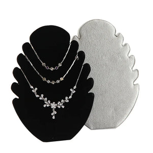 Necklace Display Rack Jewelry Pendant Board Flannelette Jewelry Counter Display