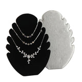 Necklace Display Rack Jewelry Pendant Board Flannelette Jewelry Counter Display
