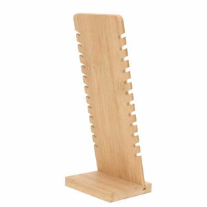 Bamboo Necklace Display Stand for Jewelry Store