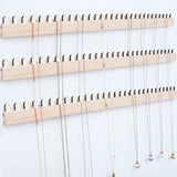 Wooden Jewelry Hanger Necklace Earring Ring Display Stand