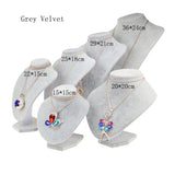 Necklace Display Stand Holder Bust Jewelry Mannequin Window Display