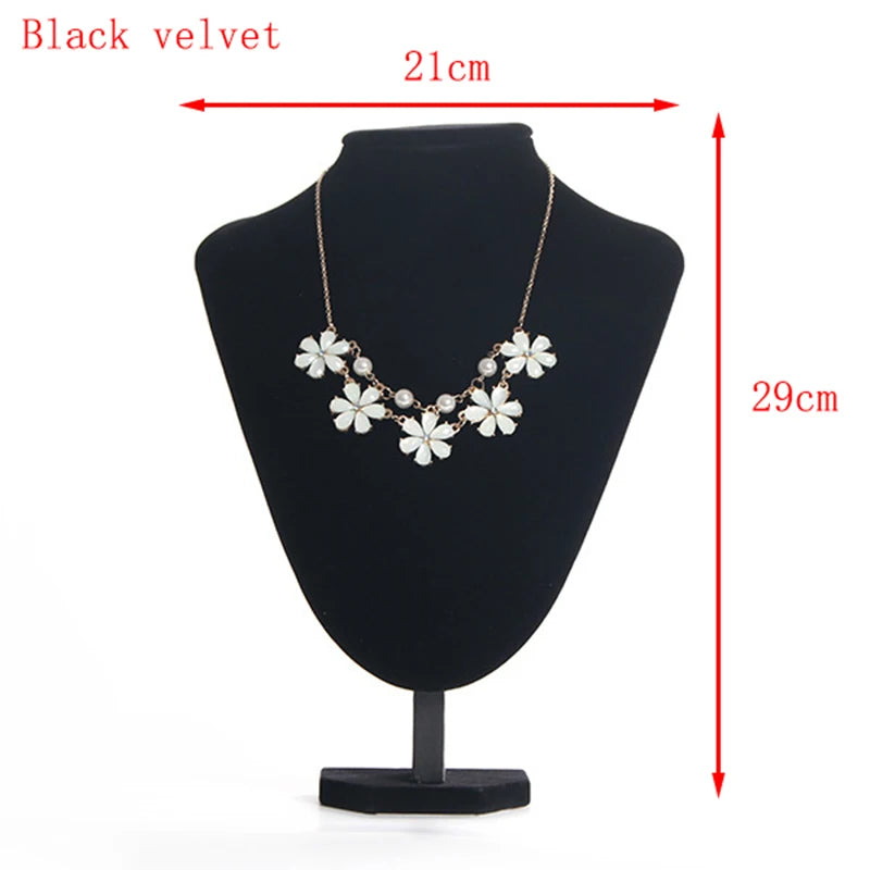 Necklace Display Stand Holder Bust Jewelry Mannequin Window Display