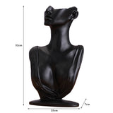 Resin Necklace Display Stand Mannequin Bust Organizer