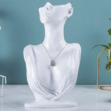 Resin Necklace Display Stand Mannequin Bust Organizer