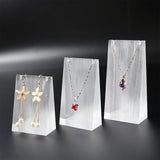 Acrylic Necklace Display Stands Jewelry Rack Organizer