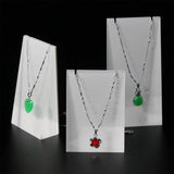 Acrylic Necklace Display Stands Jewelry Rack Organizer