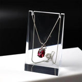 Acrylic Necklace Display Stands Jewelry Rack Organizer