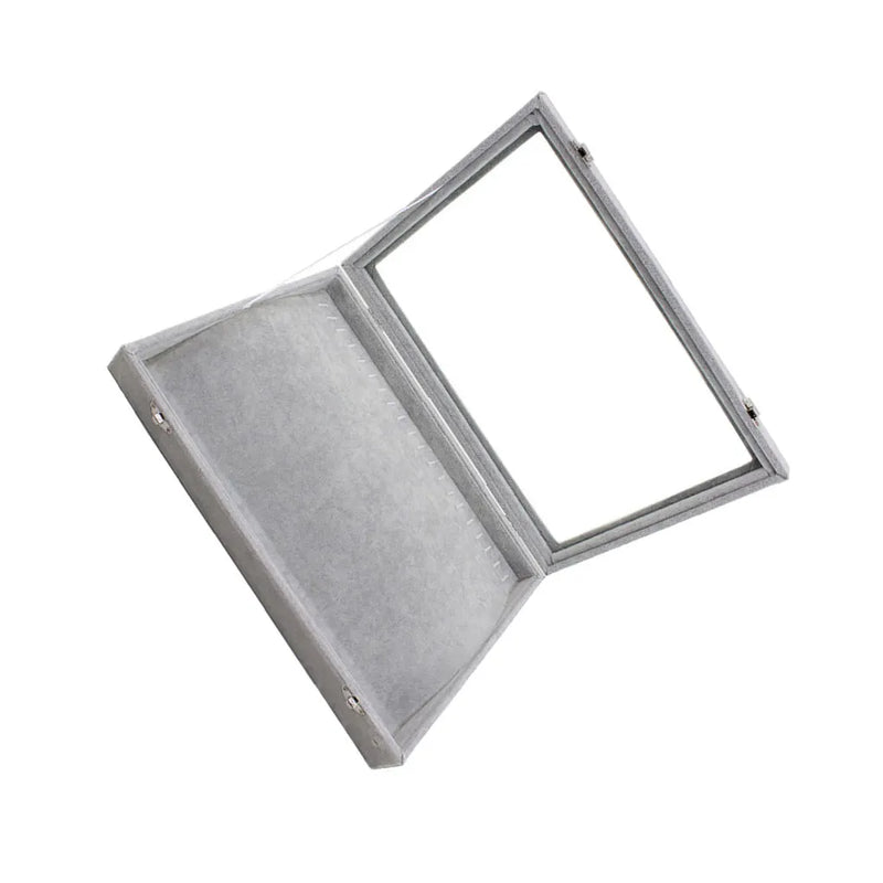 Necklace Display Tray with Lid Pendant Organizer Jewelry Storage Holder