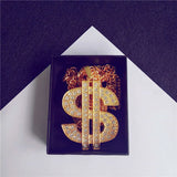 Dollar Pendant Necklace Hip Hop Symbol Chain Rapper Punk Style