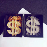 Dollar Pendant Necklace Hip Hop Symbol Chain Rapper Punk Style