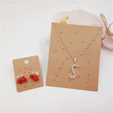 Jewelry Display Cards for Sets 100Pcs