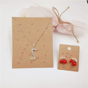 Jewelry Display Cards for Sets 100Pcs
