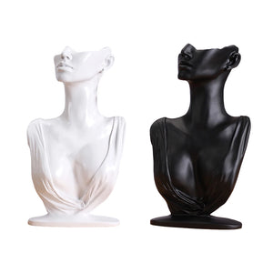 Necklace Earring Display Bust Chain Holder Jewelry Holder Mannequin