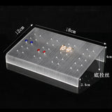 Acrylic Jewelry Display Props Plate Stand Earrings Holder