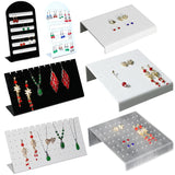 Acrylic Jewelry Display Props Plate Stand Earrings Holder