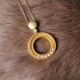 Necklace Female Sterling Silver Temperament Short Pearl Necklace