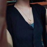 Necklace Female Sterling Silver Temperament Short Pearl Necklace
