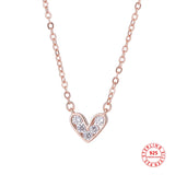 925 Silver Necklace Women Pendant Chain Gemstone Jewelry