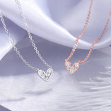 925 Silver Necklace Women Pendant Chain Gemstone Jewelry