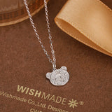 925 Silver Tiger Chain Choker Necklace for Women
