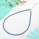 Heart Necklace 2mm Natural Stone Tourmaline Chokers Spinel Necklace
