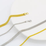 Stainless Steel 3mm6mm Mesh Shape Silver DIY Collars Choker