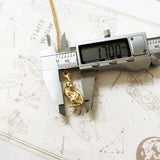Golden Cat Necklace with Star Summer Fine Jewelry 925 Sterling Silver