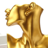 Resin Necklace Jewelry Display Bust Portrait Model Necklace Stand
