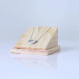 Wooden Necklace Earrings Stand Jewelry Organizer Storage Holder