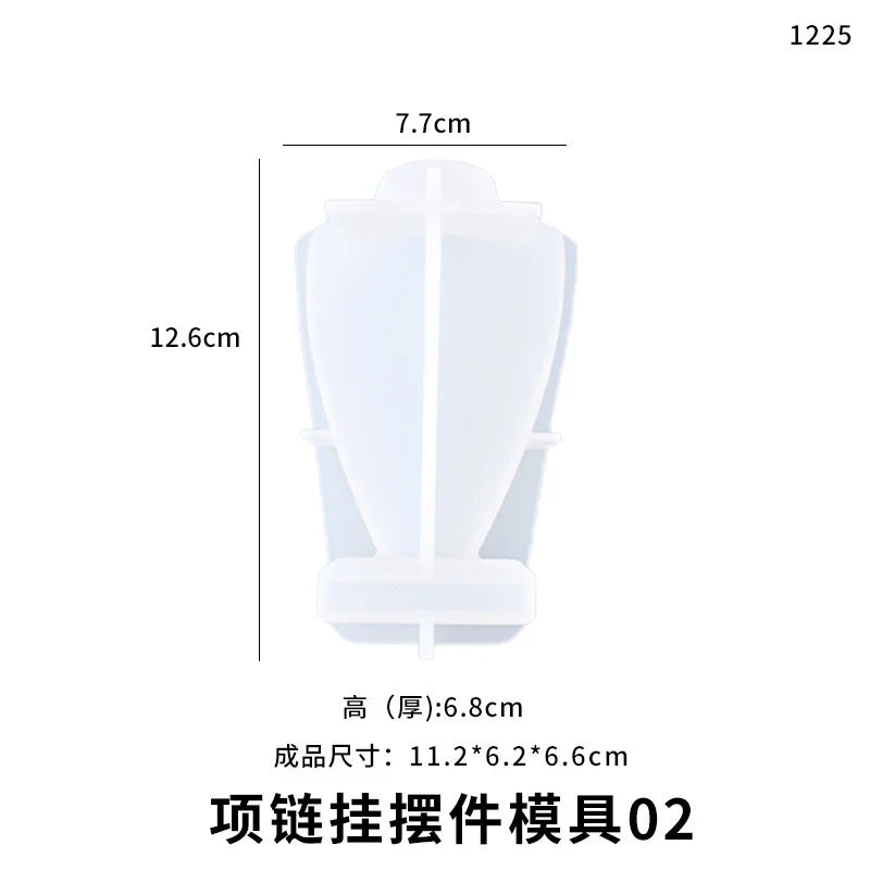 Silicone Necklace Jewelry Mould for Epoxy Resin
