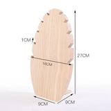 Wooden Necklace Jewelry Display Stand Holder Organizer Store Decor