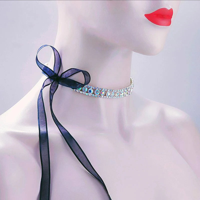 Rhinestone Necklace Lady Japan Korea Hairband Bracelet