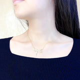 Dragonfly Link Chain Necklace 925 Sterling Silver Bohemia Gift