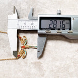 Dragonfly Link Chain Necklace 925 Sterling Silver Bohemia Gift