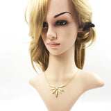 Leaves Necklace Large Spring Jewelry 925 Sterling Silver Gift