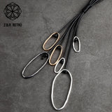 Goth Chains Female Neck Chokers Long Necklace