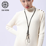Goth Chains Female Neck Chokers Long Necklace