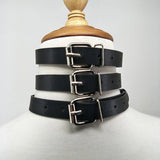 Geometric Leather Necklace for Girls