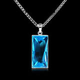 Men's Crystal Gem Pendant Personalized Jewelry Accessory