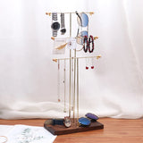 Metal Necklace Jewelry Display Stand Choker Organizer