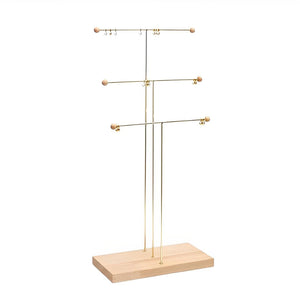 Metal Jewelry Display Stand Necklace Holder Bracelet Organizer